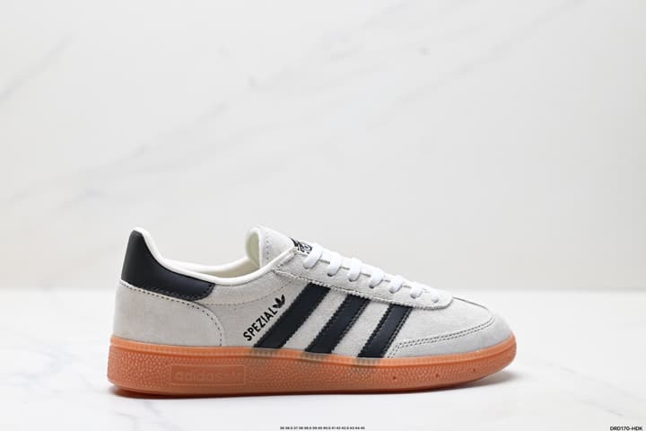 Adidas Handball Spezial Retro Suede Sneakers in Burgundy White Stripes
