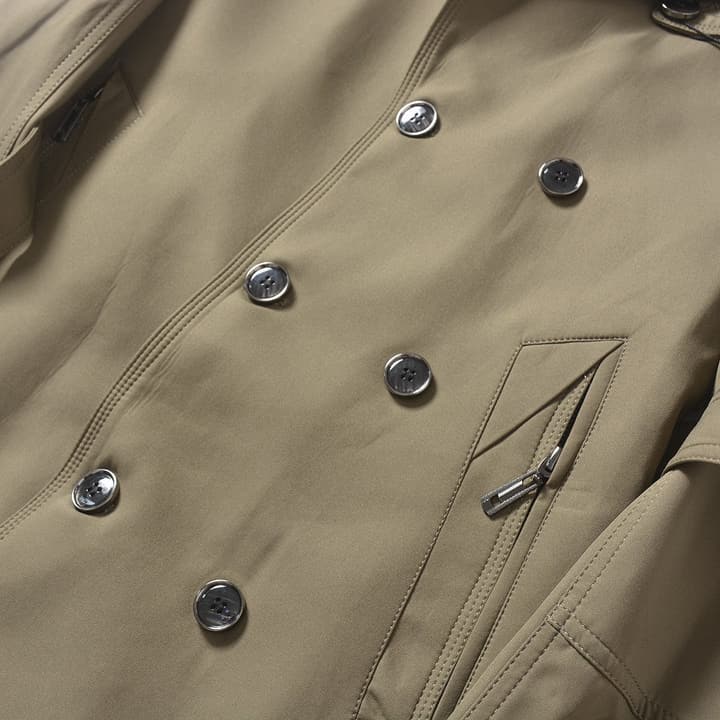 Burberry Long Double-Breasted Trench Coat – 2025FW in Navy Blue