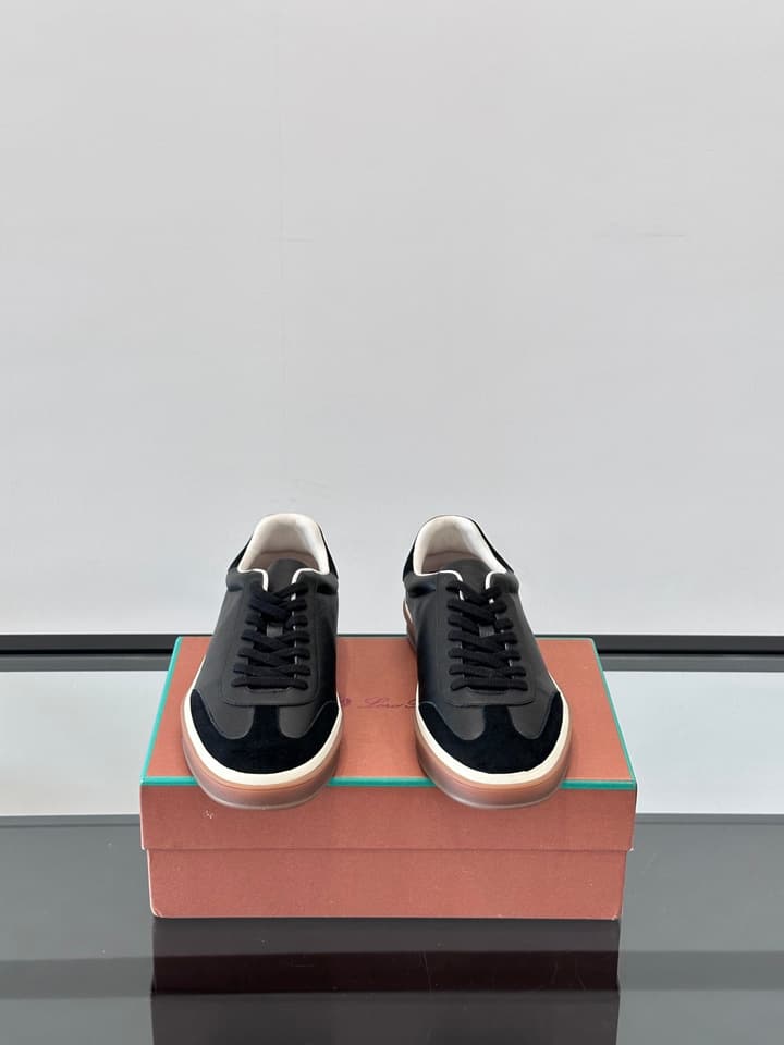 Loro Piana WeekendWalk Suede Sneakers in Cream Suede