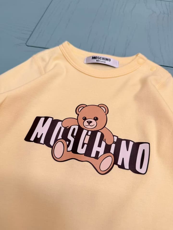 Moschino Baby Romper and Bib Set – 2026SS – Kids Collection