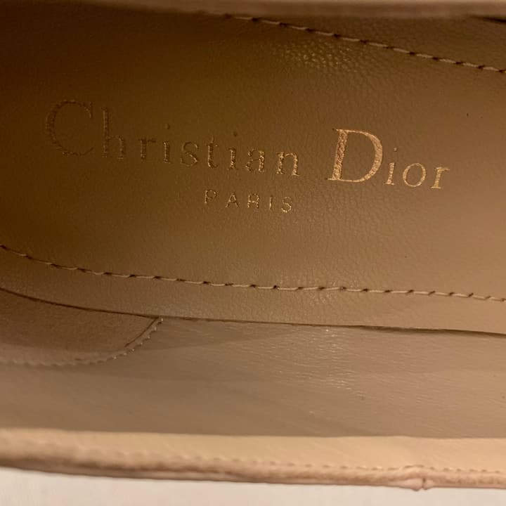 Dior Miss Dior Patent Leather Pumps – 24FW in Nude Patent Leather