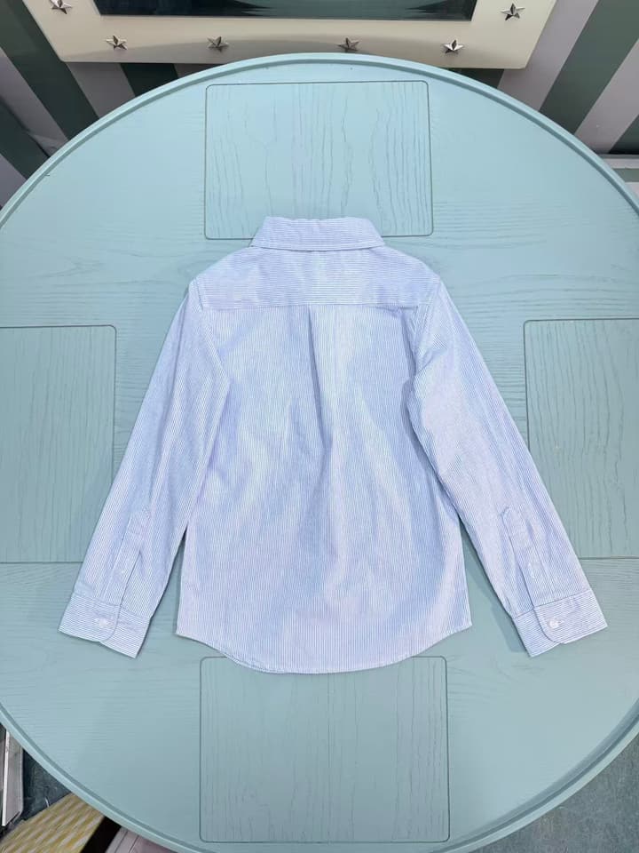 Ralph Lauren Polo Kids Embroidered Shirt – 2025SS – Kids Collection in Null