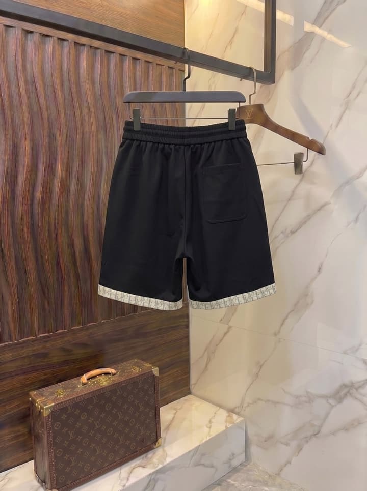 Dior 2026 Summer Unisex Air Layer T-Shirt and Shorts Set – 2026SS in Black