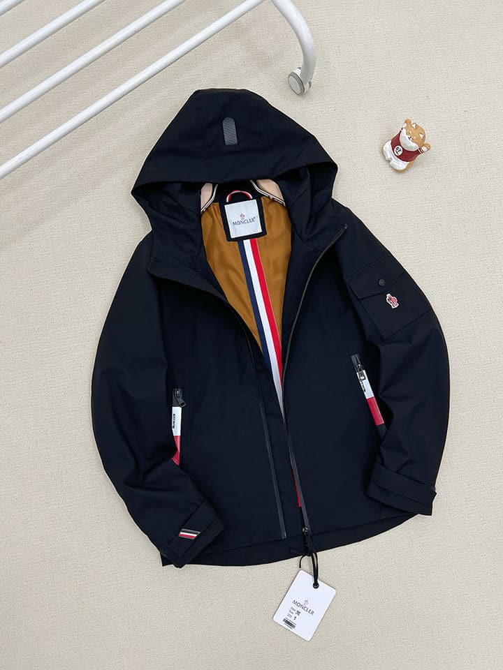 Moncler Men's Business Light Luxury Jacket – 25SS in Black
