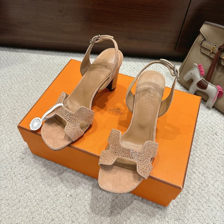 Hermès Eremite 80 Heeled Sandals in Black