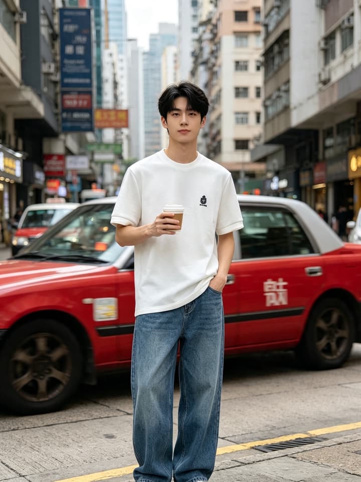 Prada Men's Casual Short-Sleeve T-Shirt