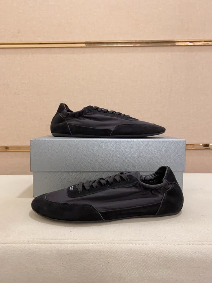 Prada Men's Air Cushion Suede Sneakers