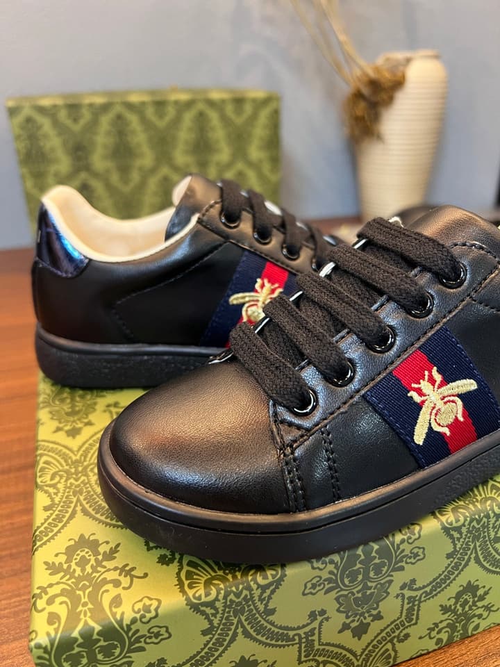 Gucci Kids Sheepskin-Lined Sneakers – Kids Collection
