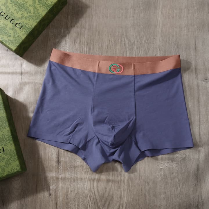 Gucci Men's Seamless Combed Cotton Underwear 3-Pack
