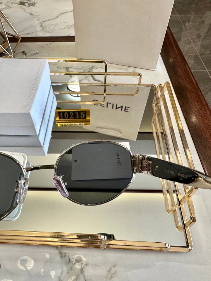 Celine Polarized Acetate Sunglasses
