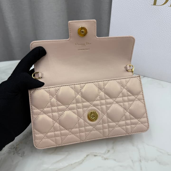 Dior Jolie Mini Chain Bag – 2025FW in Dusty Rose