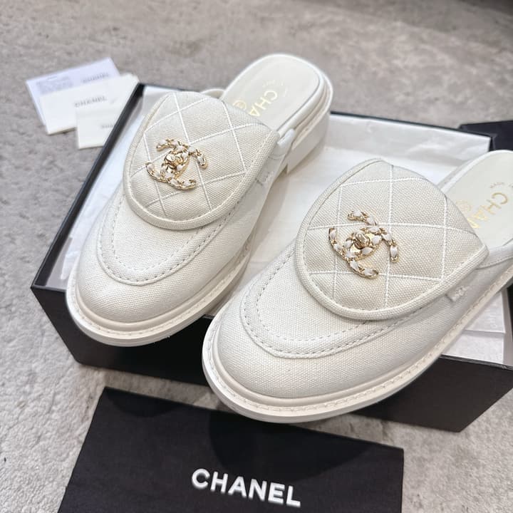 Chanel Quilted Leather Schoolbag Buckle Loafers – 26B Collection
