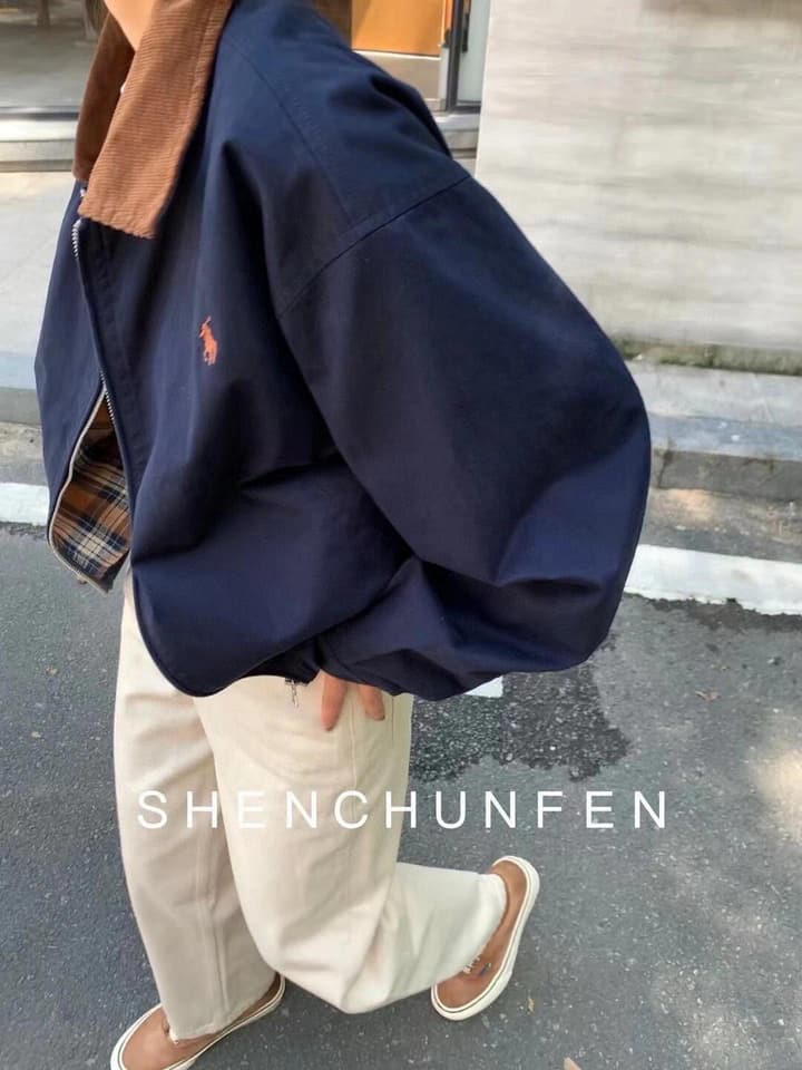 Ralph Lauren Campus Collared Jacket in Blue