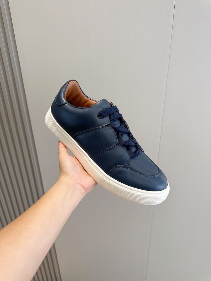 Zegna Tiziano Couture Sneakers in Black With Matching Laces