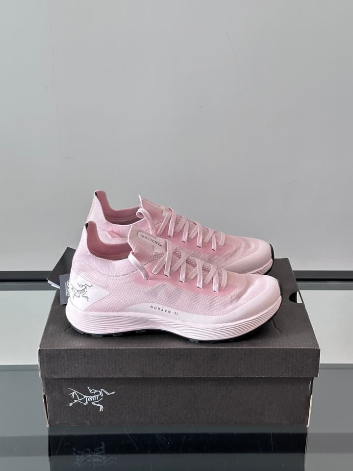 Arc'teryx Norvan SL 3 Trail Running Shoes in Light Pink