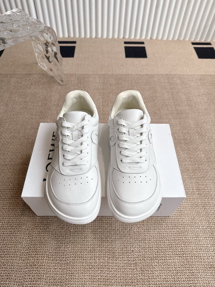 Loewe Spliced Minimalist Sneakers in Black