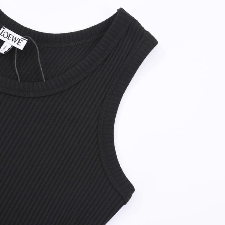 Loewe Classic Embroidered Tank Top – 2023SS in White