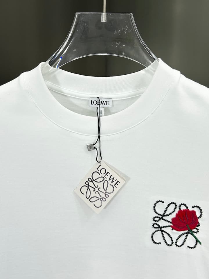 Loewe 3D Logo High-Count Cotton T-Shirt – 2026SS in Black