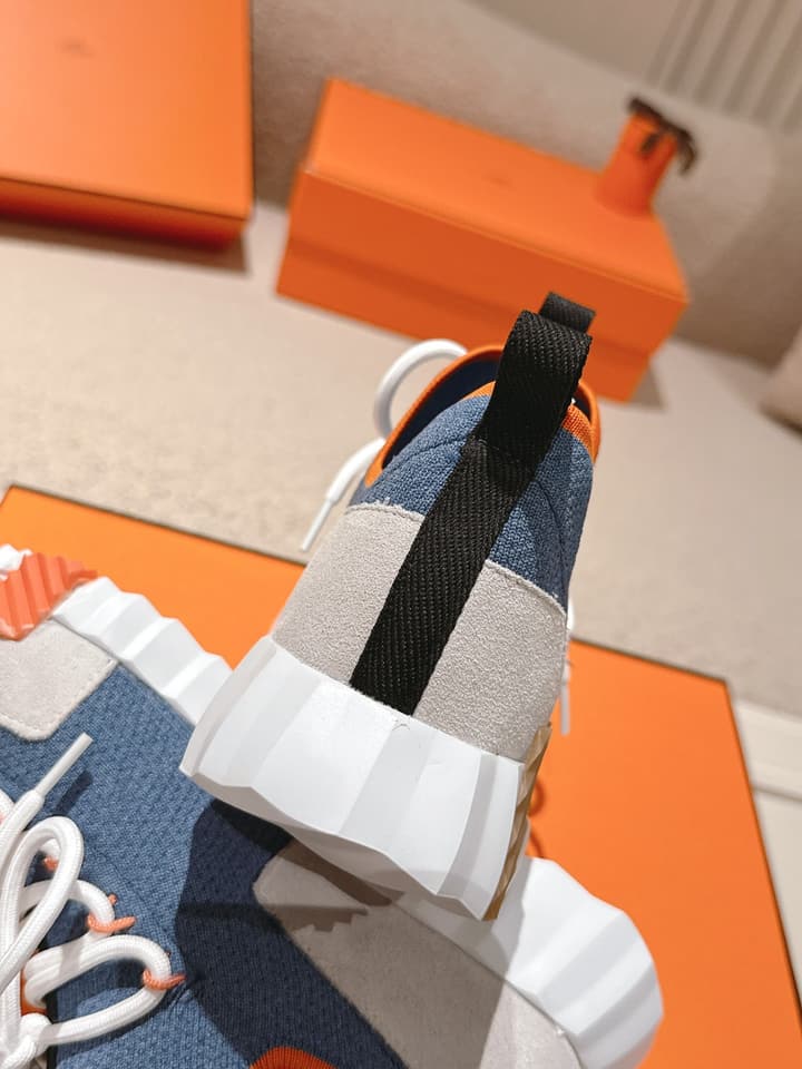 Hermès Classic Couple's Casual Sneakers in All Black