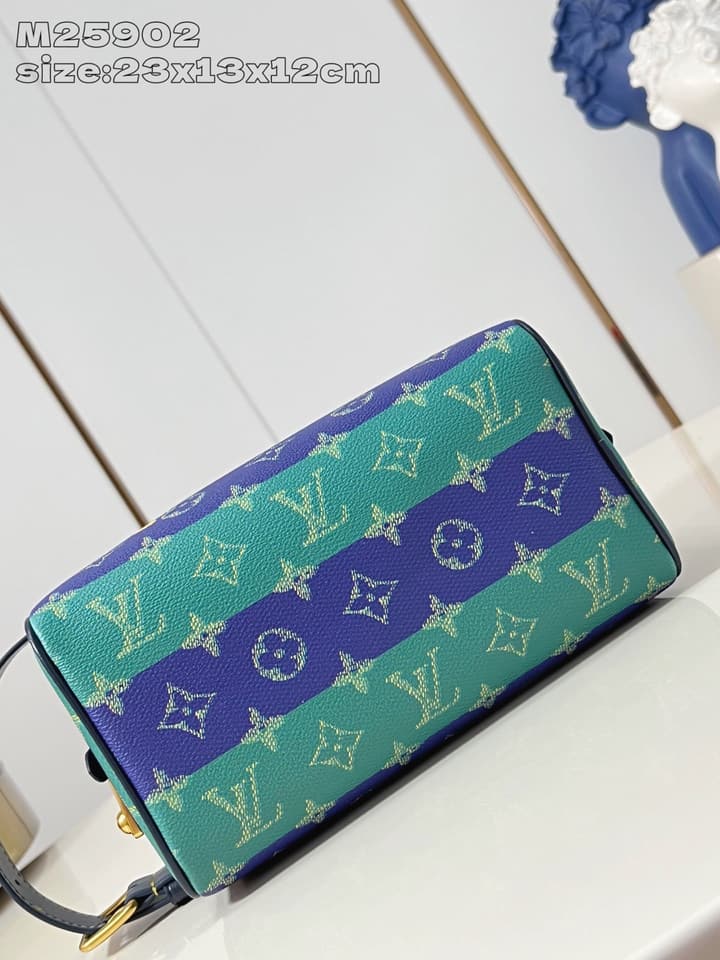 Louis Vuitton Locker Dopp Kit – Monogram Canvas in Blue And Green Monogram