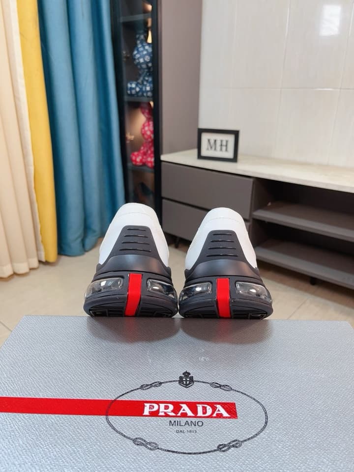 Prada Men's Air Cushion Mesh Sneakers