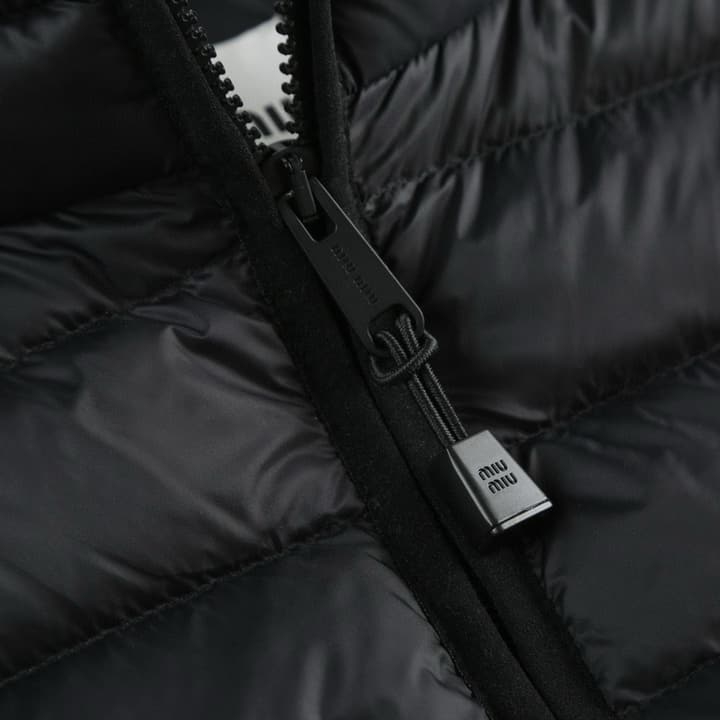 Miu Miu Down Vest – 25SS in Black