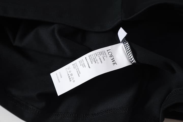 Loewe Embroidered Pocket T-Shirt – 25SS in Black