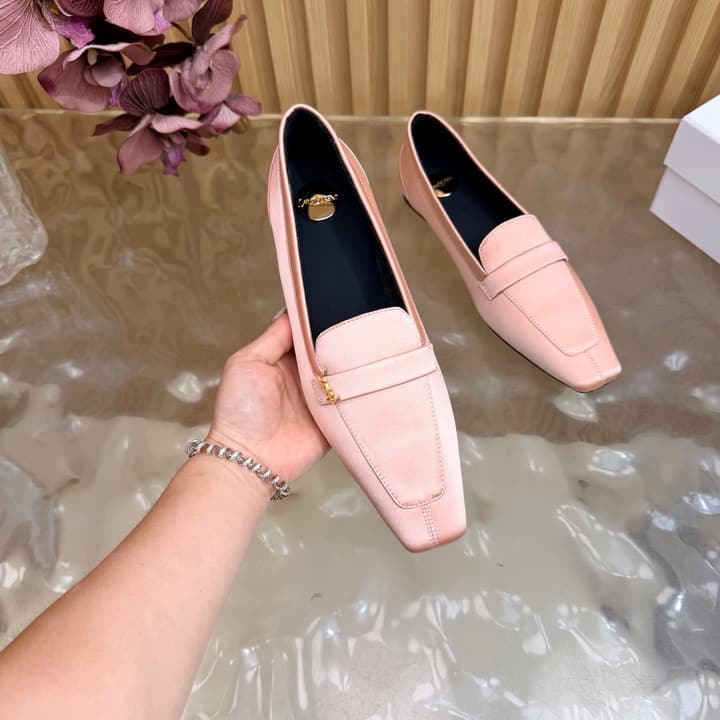 Saint Laurent Silk Chain Mules – Spring/Summer Collection – 26S in Beige