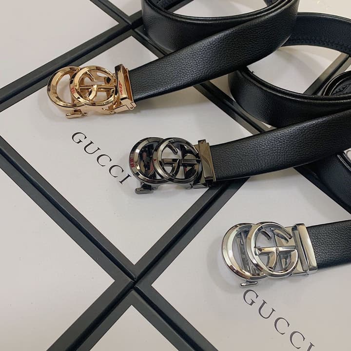 Gucci Calfskin Leather Belt