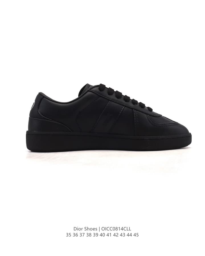 Dior Unisex White Platform Sneakers – Spring/Summer Collection – 25SS in Beige With Brown Stripe
