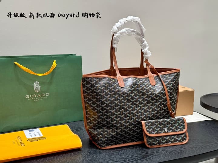 Goyard Reversible Tote Bag in All Black
