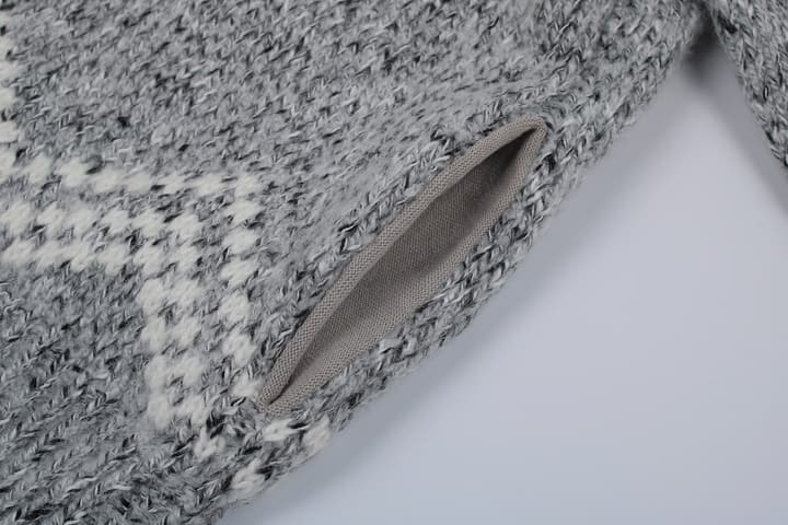 Louis Vuitton High-Neck Zipper Knit Sweater – 25SS in Gray Mélange With Black Collar