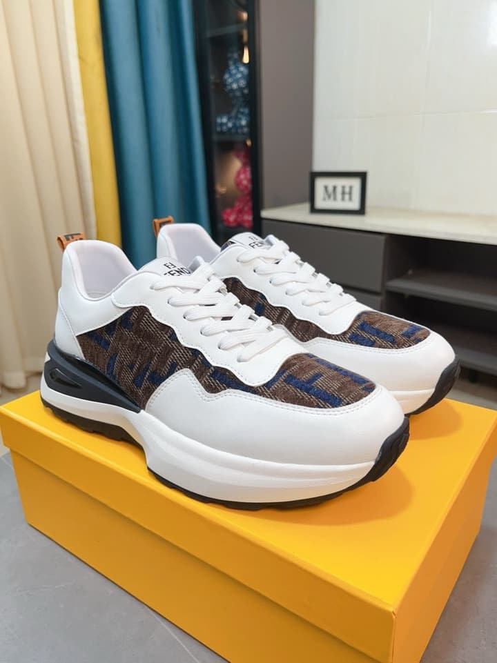 Fendi Classic Calfskin Sneakers