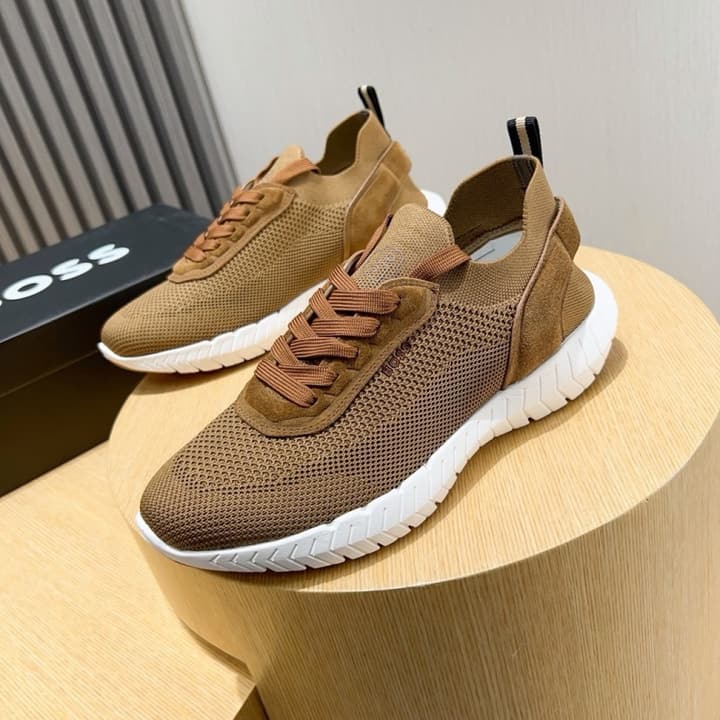 Boss Layered Design Sport Sneakers