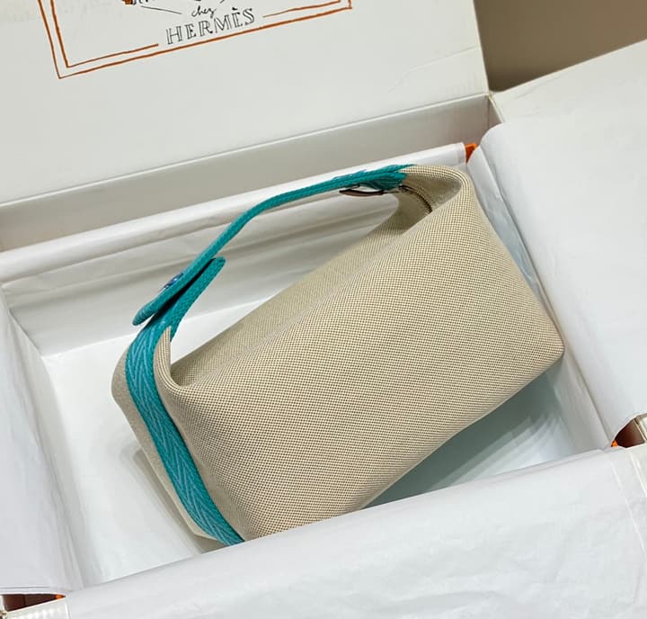Hermès Trousse Bride-A-Brace Canvas Vanity Case