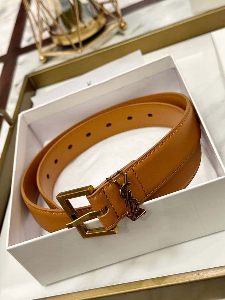 Saint Laurent Classic Leather Belt – 3.0cm