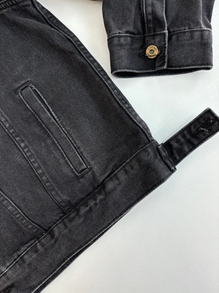 Loewe Anagram Denim Jacket – 24FW in Black Denim