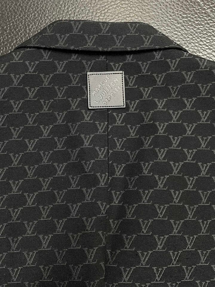 Louis Vuitton Exclusive Casual Blazer in Dark Gray Monogram Blazer