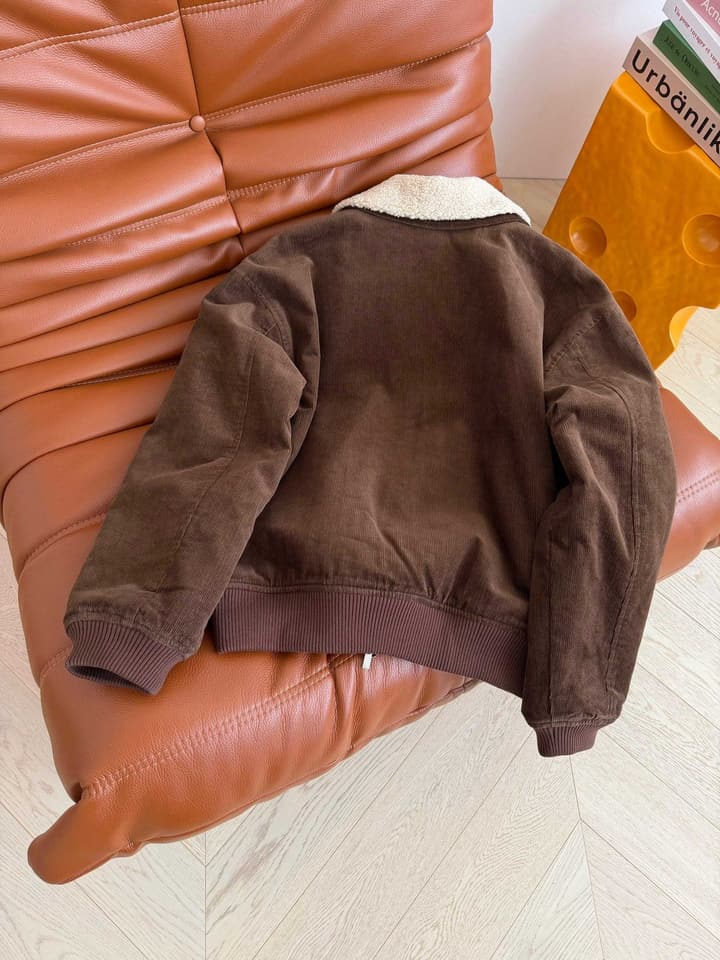 Ralph Lauren Corduroy Sherpa Lined Jacket – 25SS in Brown Corduroy Shearling Jacket