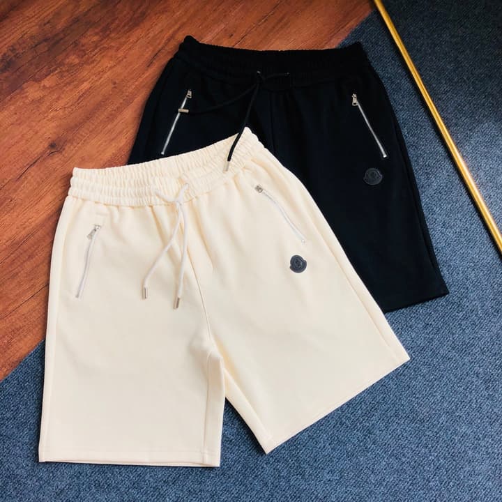 Moncler Embroidered Logo Casual Shorts – 2026SS in Apricot Cargo Shorts