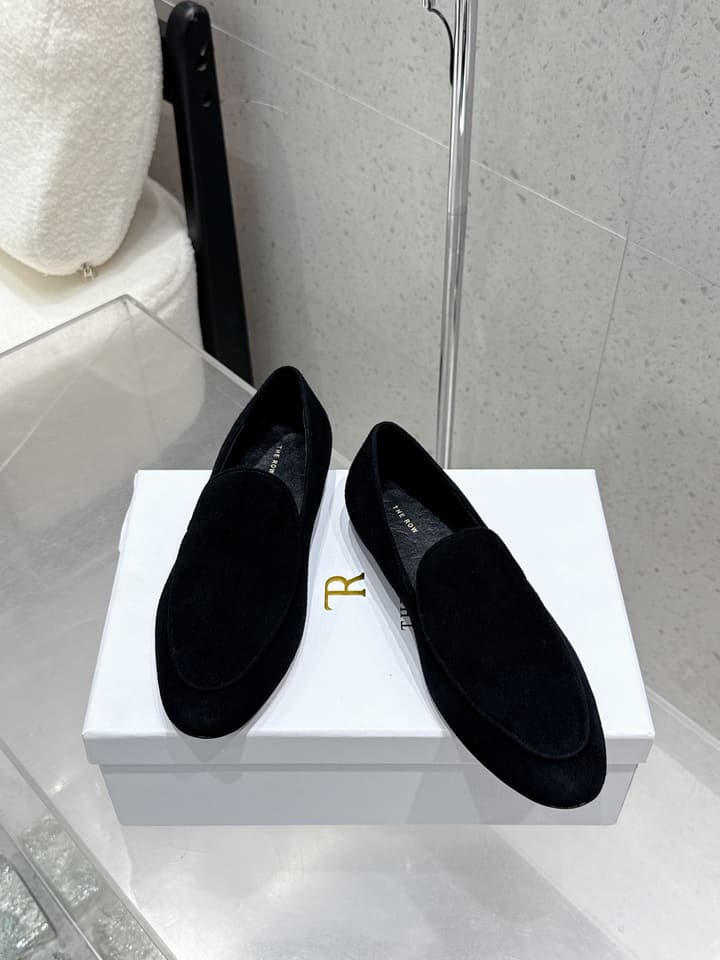 The Row Tassel Loafers in Black