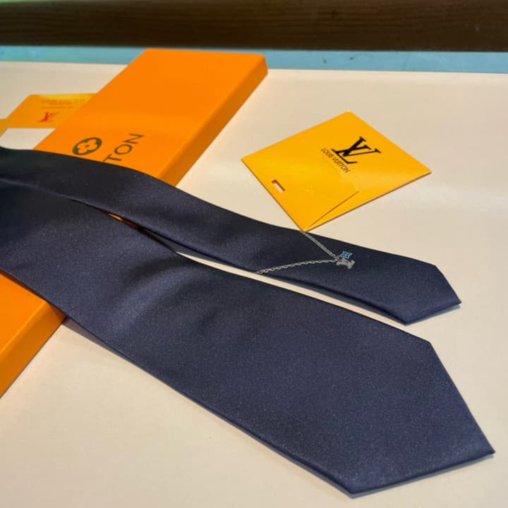 Louis Vuitton Monogram Classic Tie in Black
