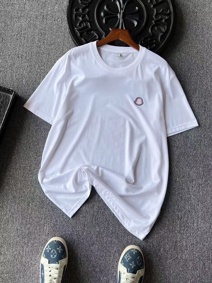 Moncler Mulberry Silk 3D Logo T-Shirt – 2025 Collection in Black