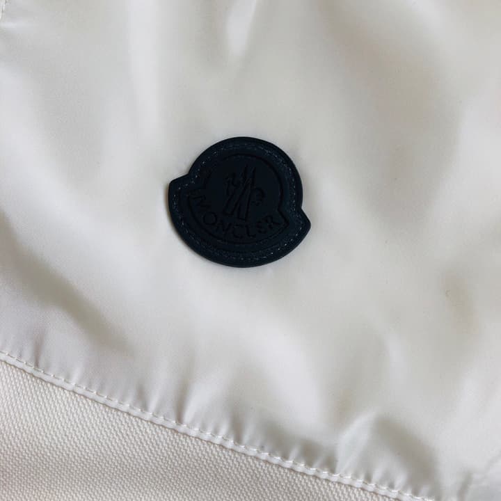 Moncler Embroidered Logo Casual Shorts – 2026SS in Apricot Cargo Shorts