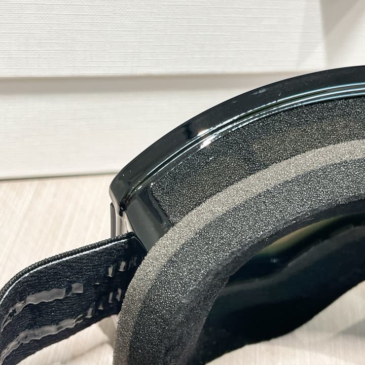 Celine Ski Goggles in Black Frame Silver Lens