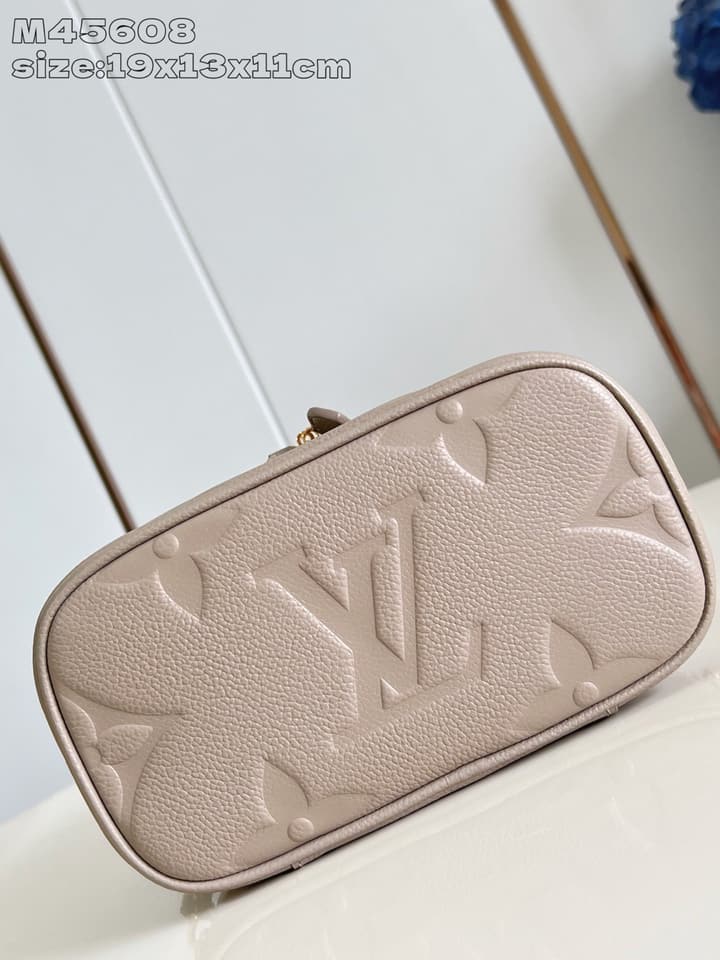 Louis Vuitton Vanity Small Handbag – Giant Monogram Embossed in Black