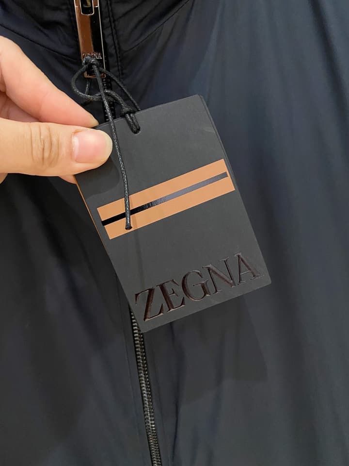 Zegna 2025 Men's Casual Jacket – 2025 Collection in Charcoal Gray