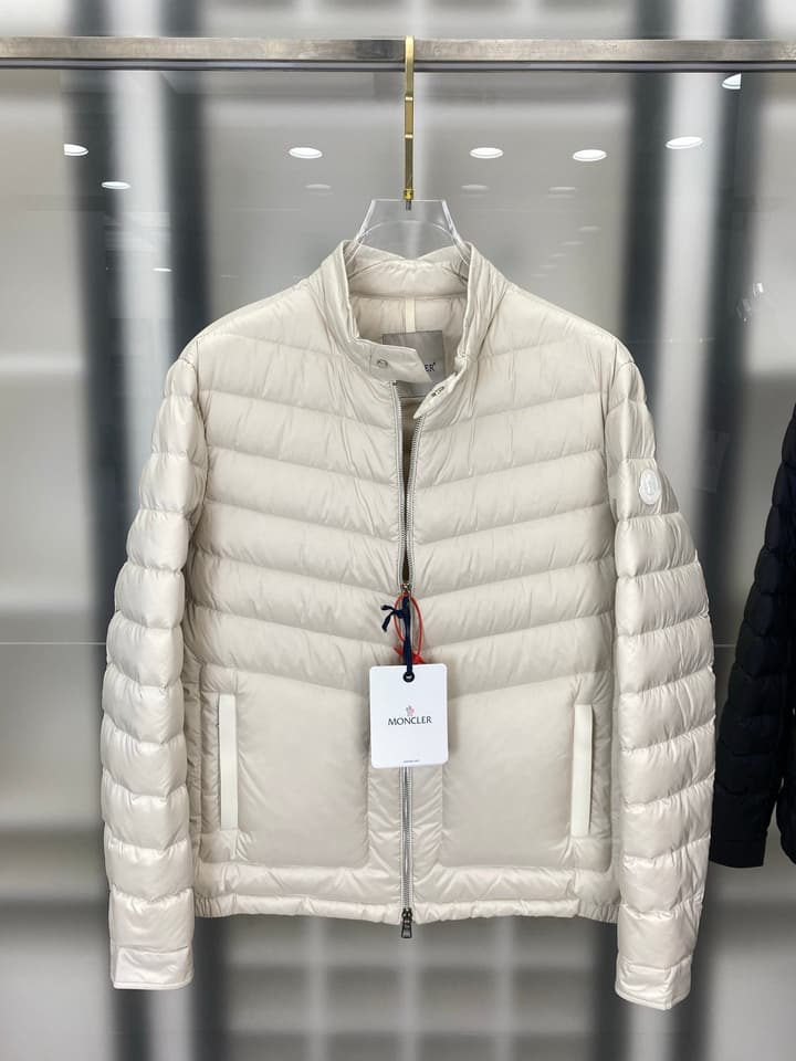 Moncler Arnique Men's Short Down Jacket – 25 Collection in Classic Black