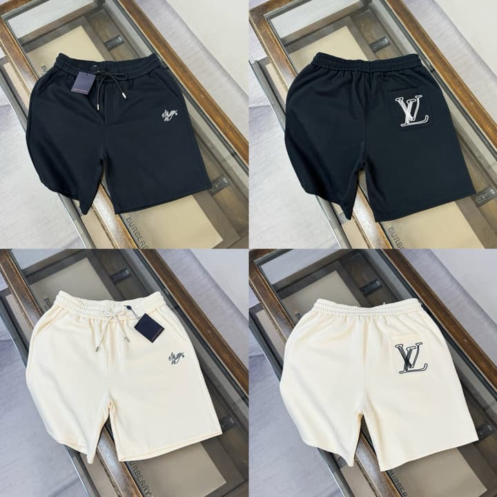 Louis Vuitton Casual Shorts – 2026 Collection in Apricot With Script Logo