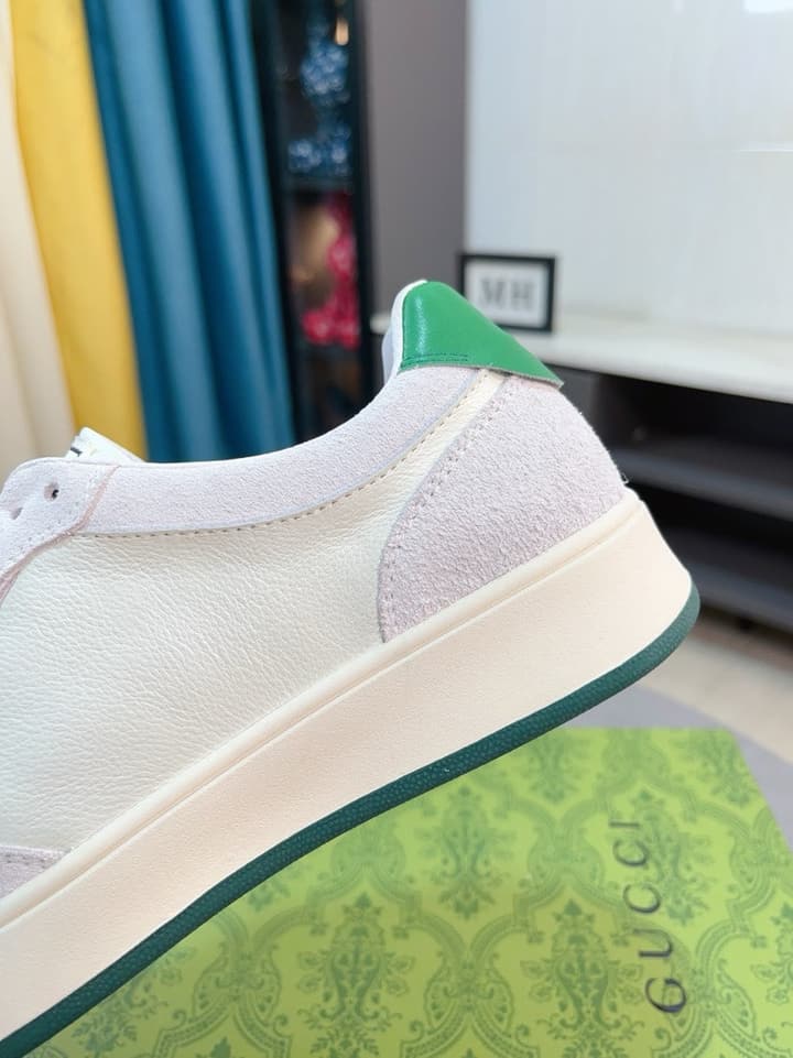 Gucci New Season Casual Fashion Sneakers in Black With Web Stripe